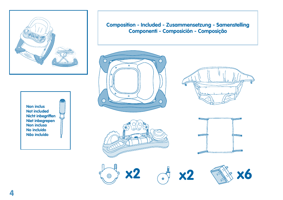 X6 x2 x2 | Bebe Confort Balancelle User Manual | Page 4 / 28