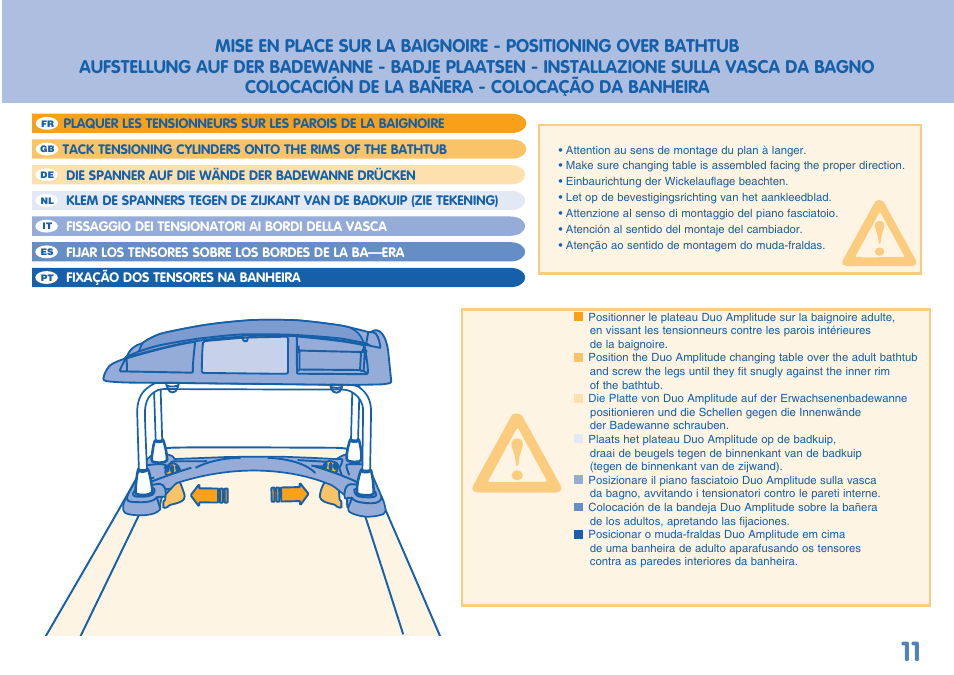 Bebe Confort Duo Amplitude User Manual | Page 11 / 32