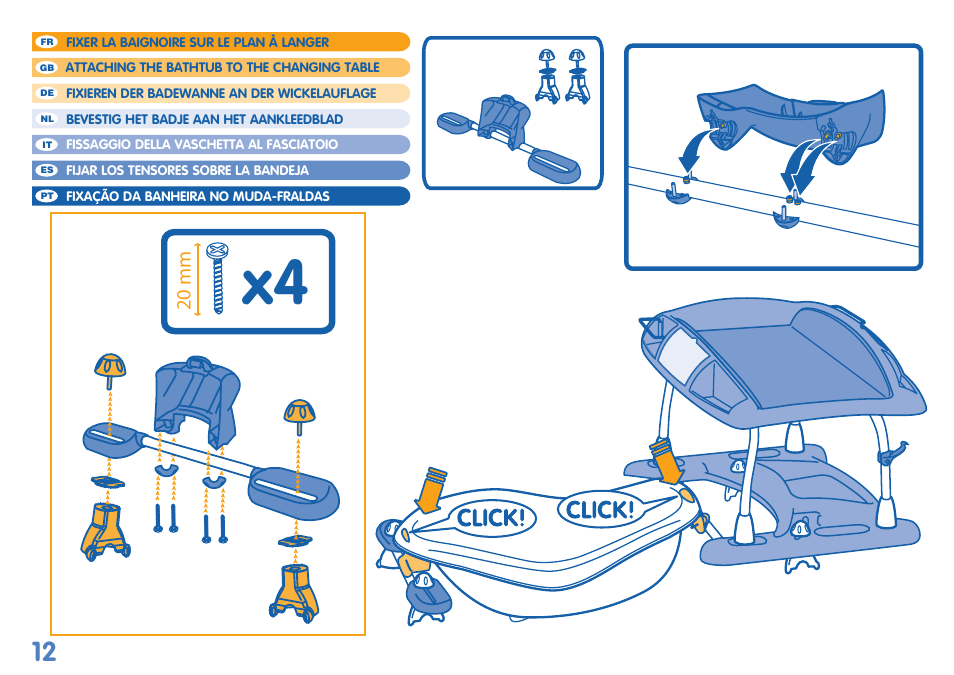 20 mm | Bebe Confort Duo Amplitude User Manual | Page 12 / 32