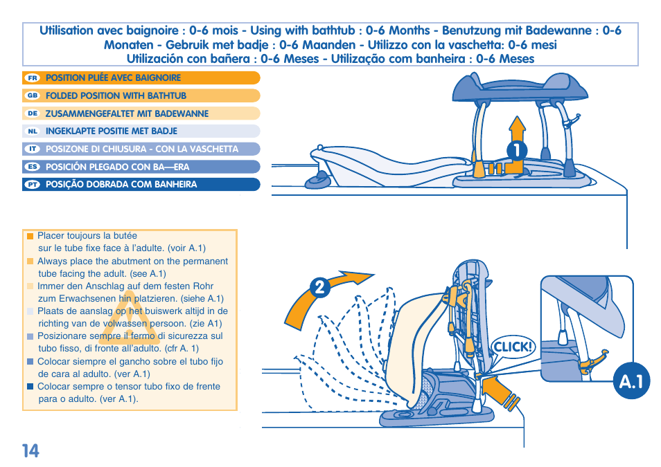 Click | Bebe Confort Duo Amplitude User Manual | Page 14 / 32