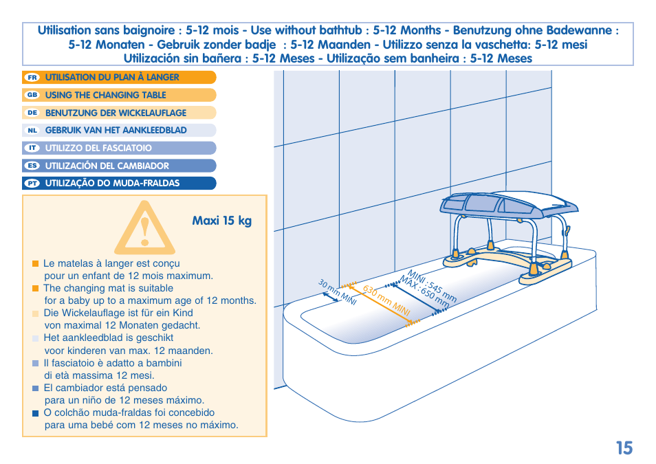 Bebe Confort Duo Amplitude User Manual | Page 15 / 32