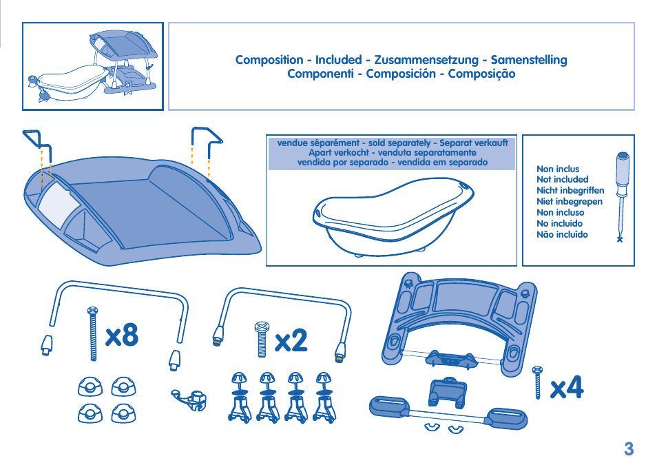 X8 x2 x4 | Bebe Confort Duo Amplitude User Manual | Page 3 / 32