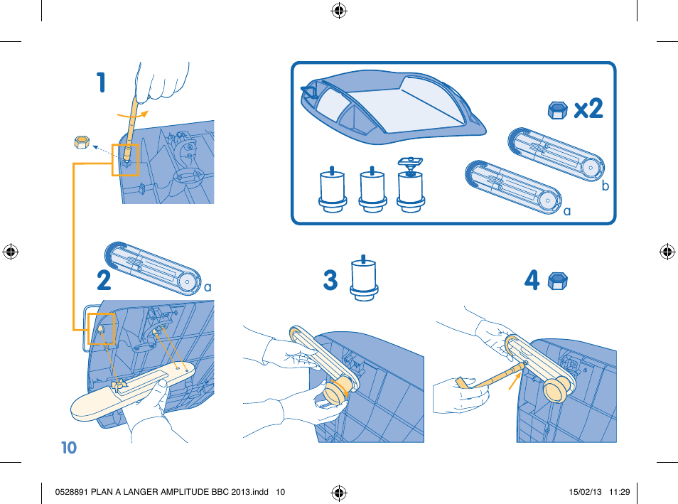 Bebe Confort Amplitude changing mat User Manual | Page 10 / 28