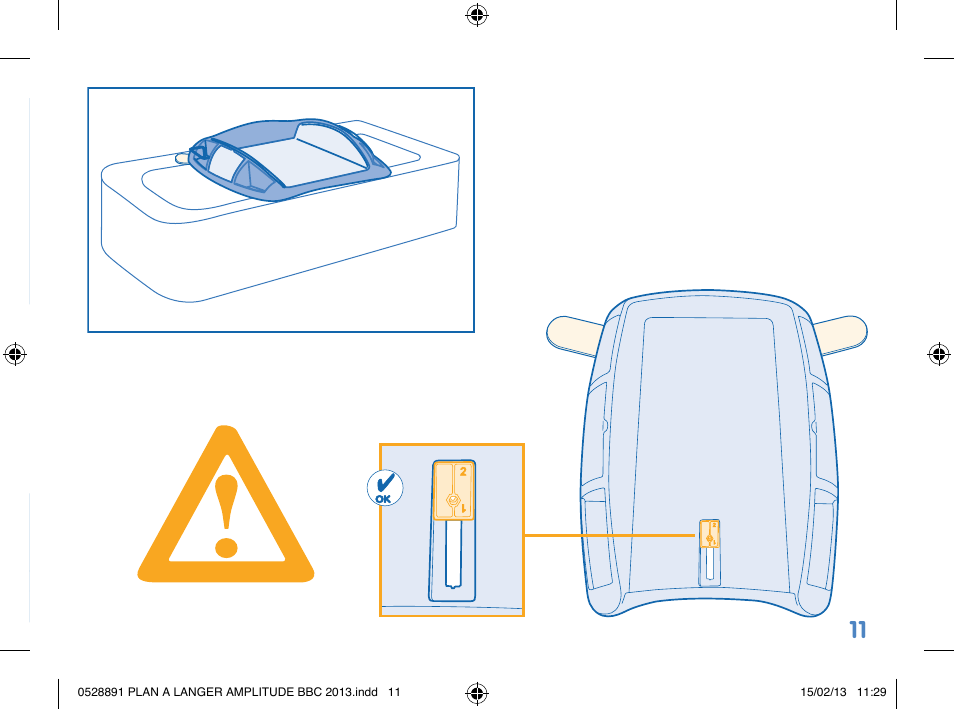 Bebe Confort Amplitude changing mat User Manual | Page 11 / 28