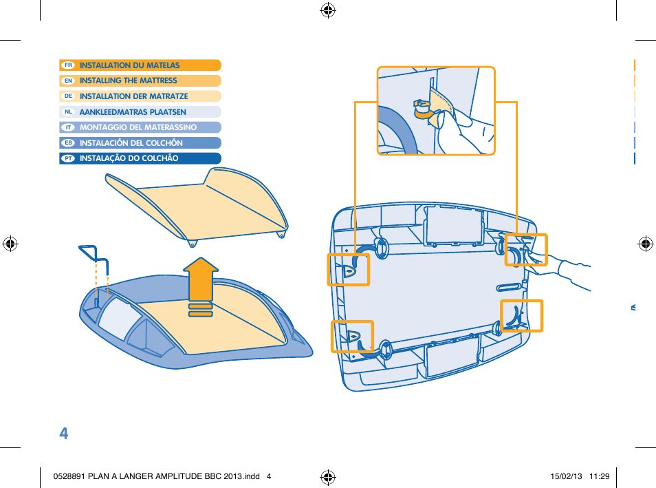 Bebe Confort Amplitude changing mat User Manual | Page 4 / 28