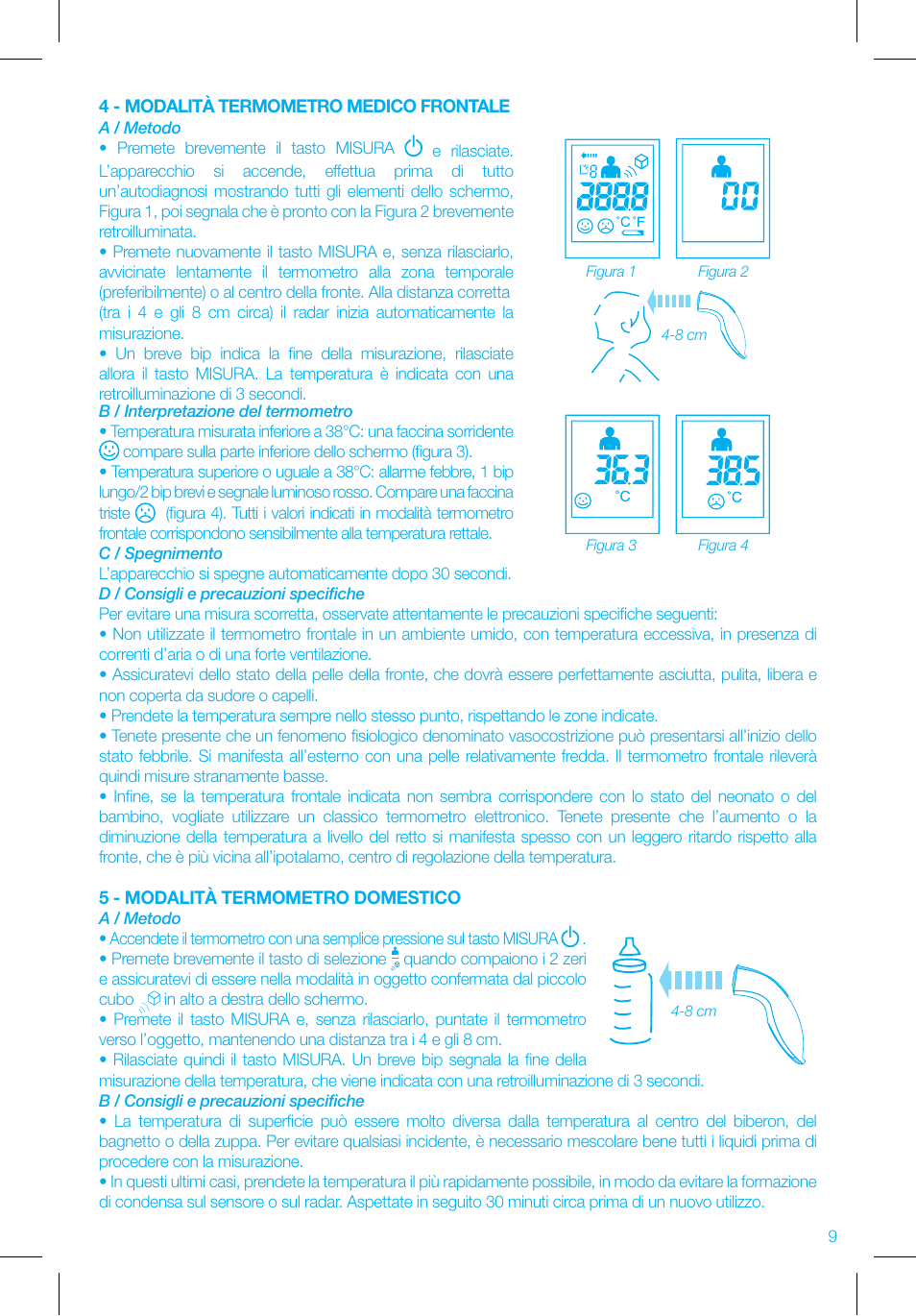 Bebe Confort No touch thermometer User Manual | Page 9 / 32