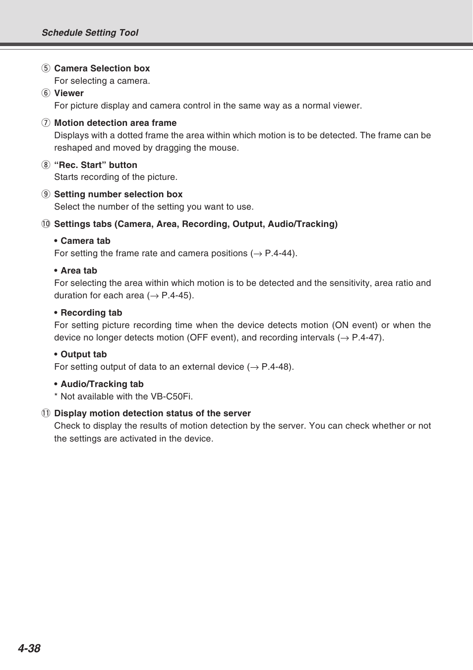 Canon Vb-C50fi User Manual | Page 102 / 209