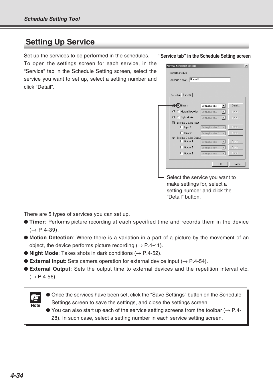 Setting up service | Canon Vb-C50fi User Manual | Page 98 / 209