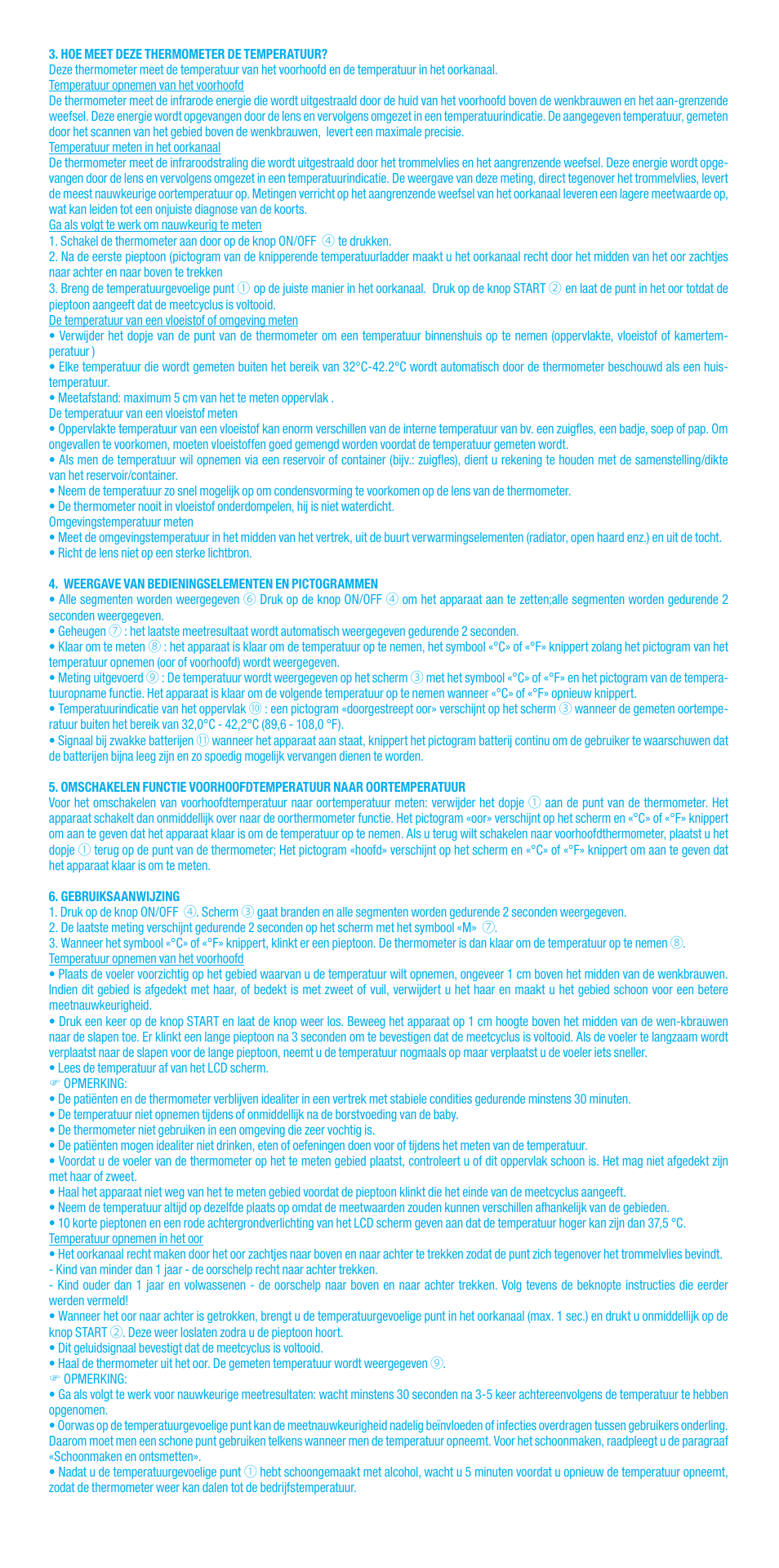 Bebe Confort Duo thermometer User Manual | Page 15 / 28