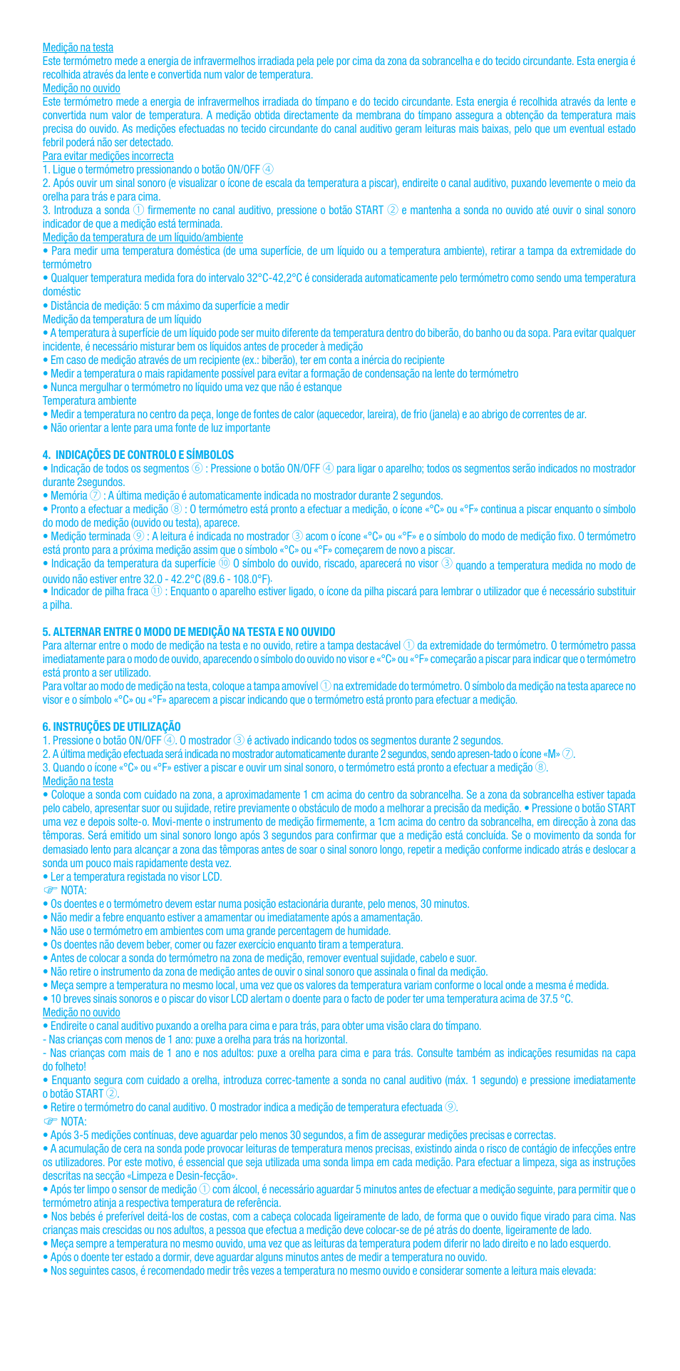 Bebe Confort Duo thermometer User Manual | Page 21 / 28