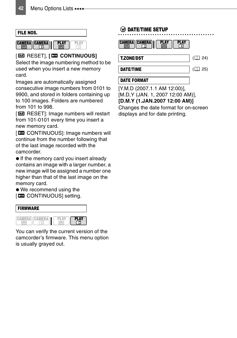 Canon DIGITAL VIDEO CAMCORDER MD130 User Manual | Page 42 / 94