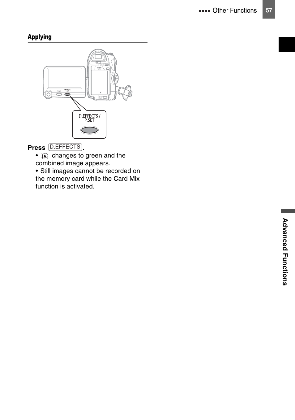 Canon DIGITAL VIDEO CAMCORDER MD130 User Manual | Page 57 / 94