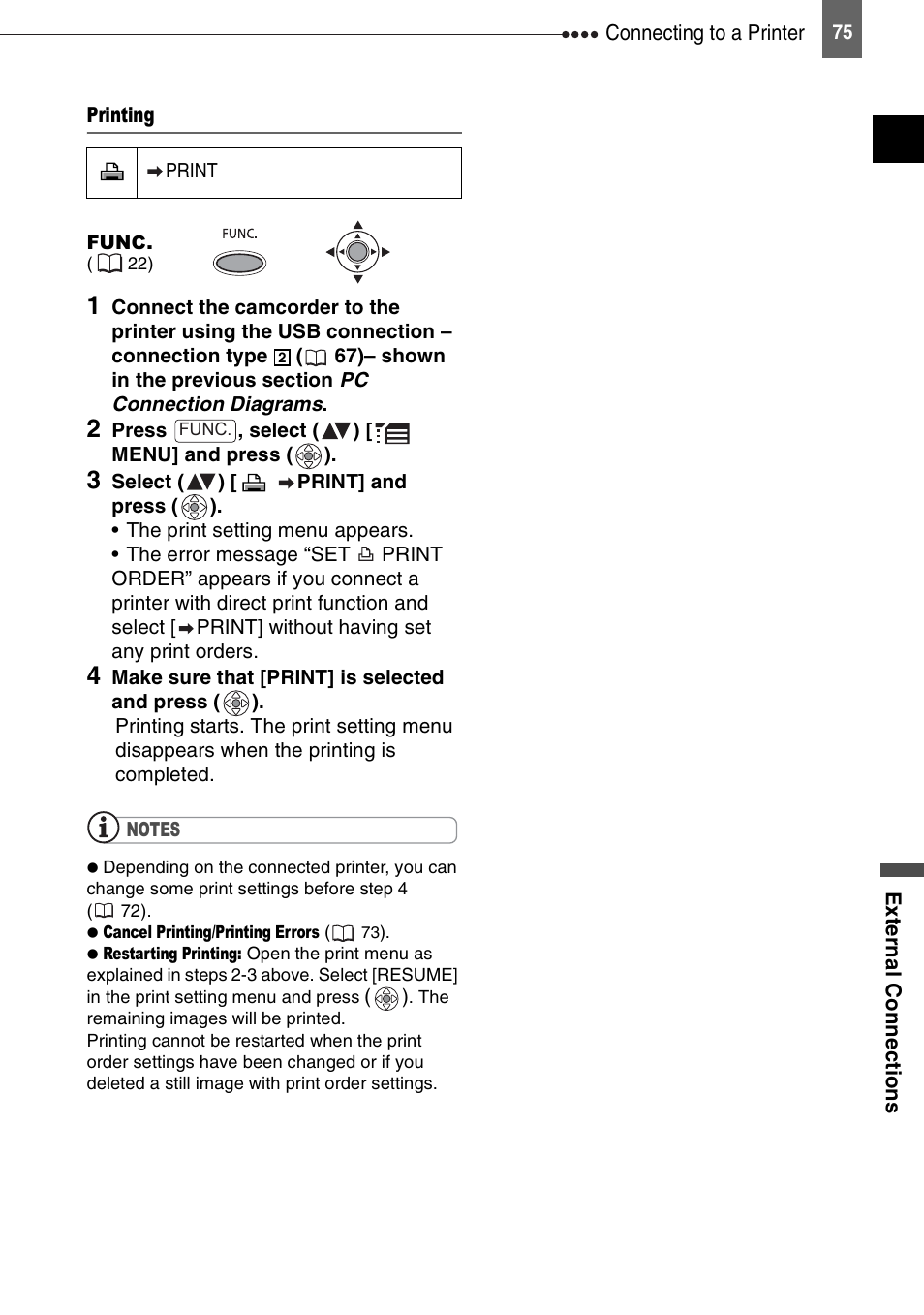 Canon DIGITAL VIDEO CAMCORDER MD130 User Manual | Page 75 / 94