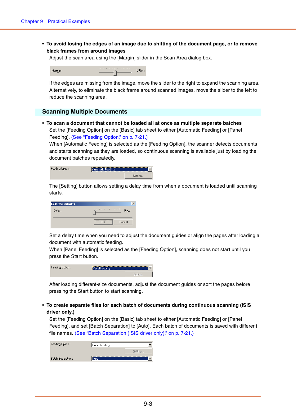 Scanning multiple documents, Scanning multiple documents -3 | Canon DR-4010C User Manual | Page 137 / 142