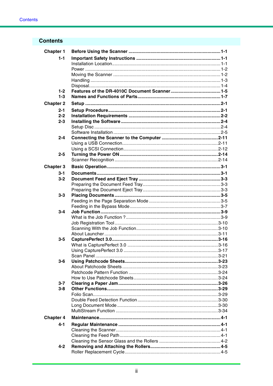 Canon DR-4010C User Manual | Page 6 / 142