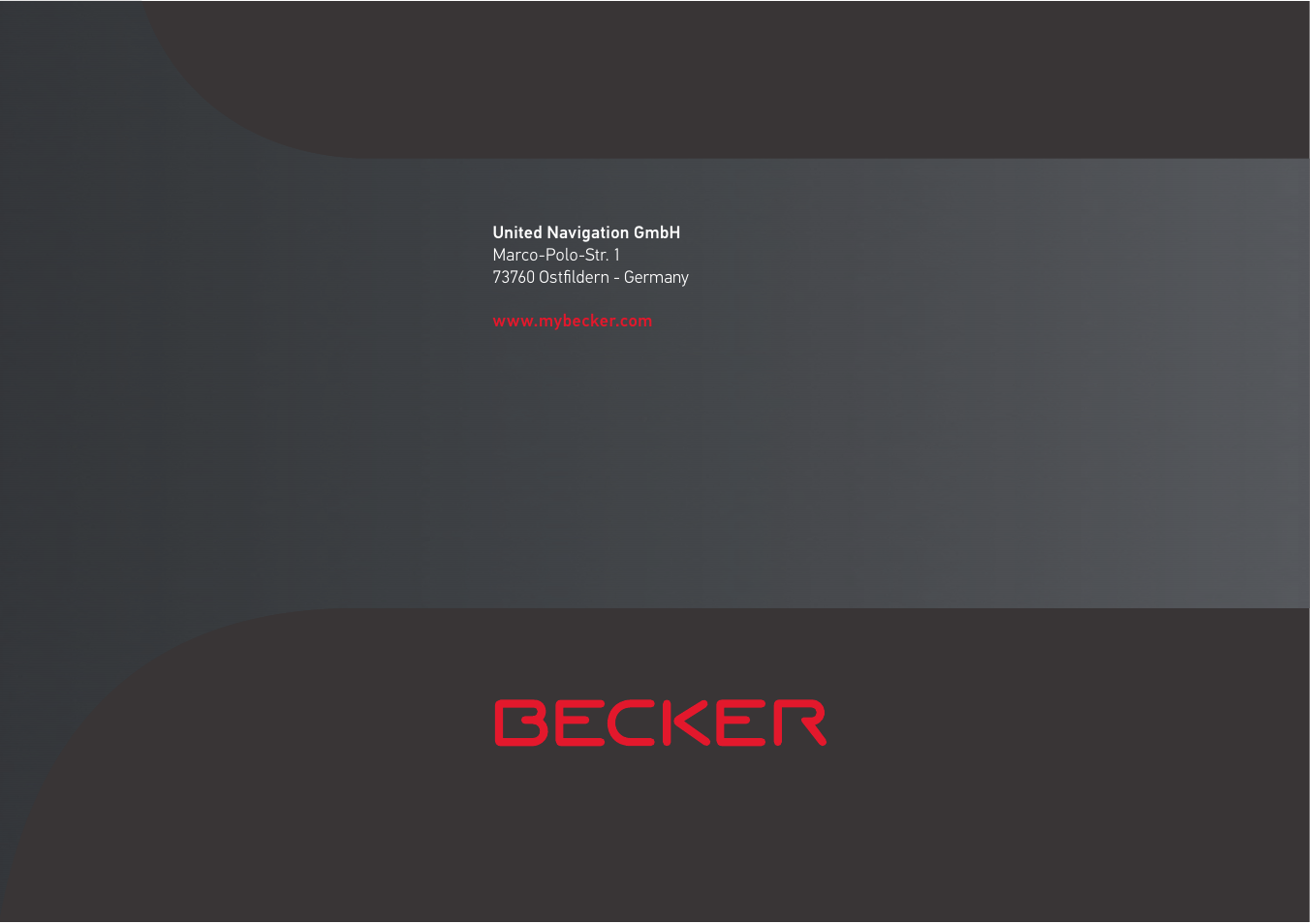 Contact | Becker mamba.4 LMU plus User Manual | Page 110 / 110