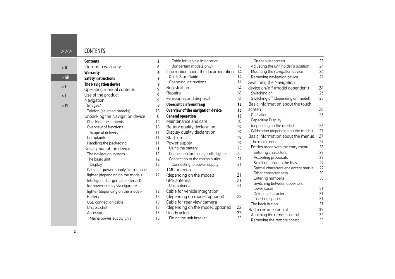 Becker revo.2 User Manual | Page 2 / 155