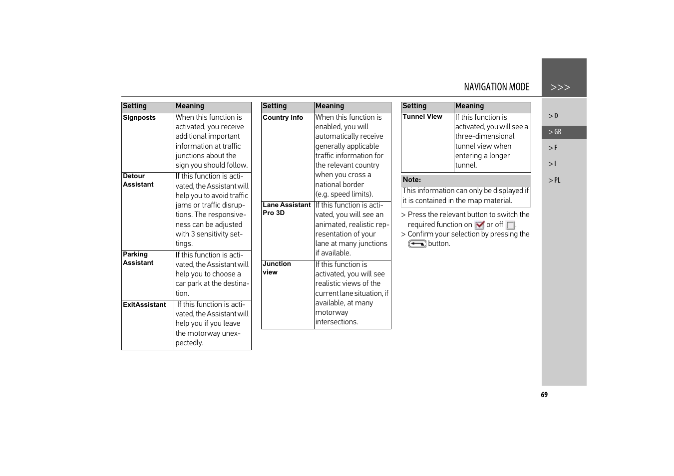 Navigation mode | Becker revo.2 User Manual | Page 69 / 155