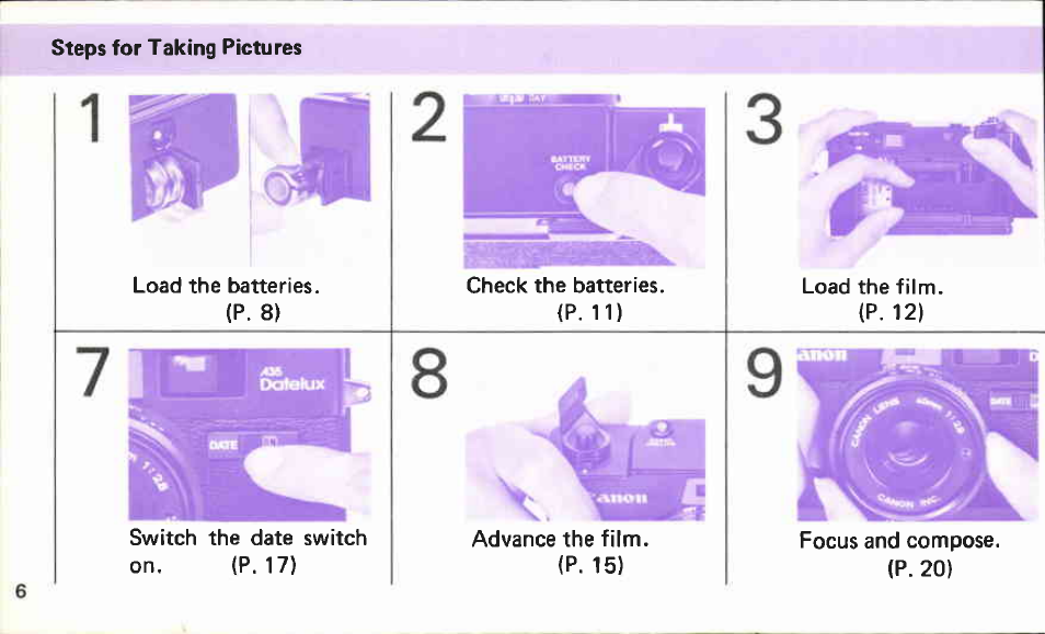 Specifications | Canon A35 User Manual | Page 6 / 63