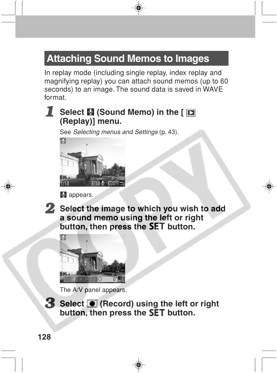 Canon SC A60 User Manual | Page 132 / 230