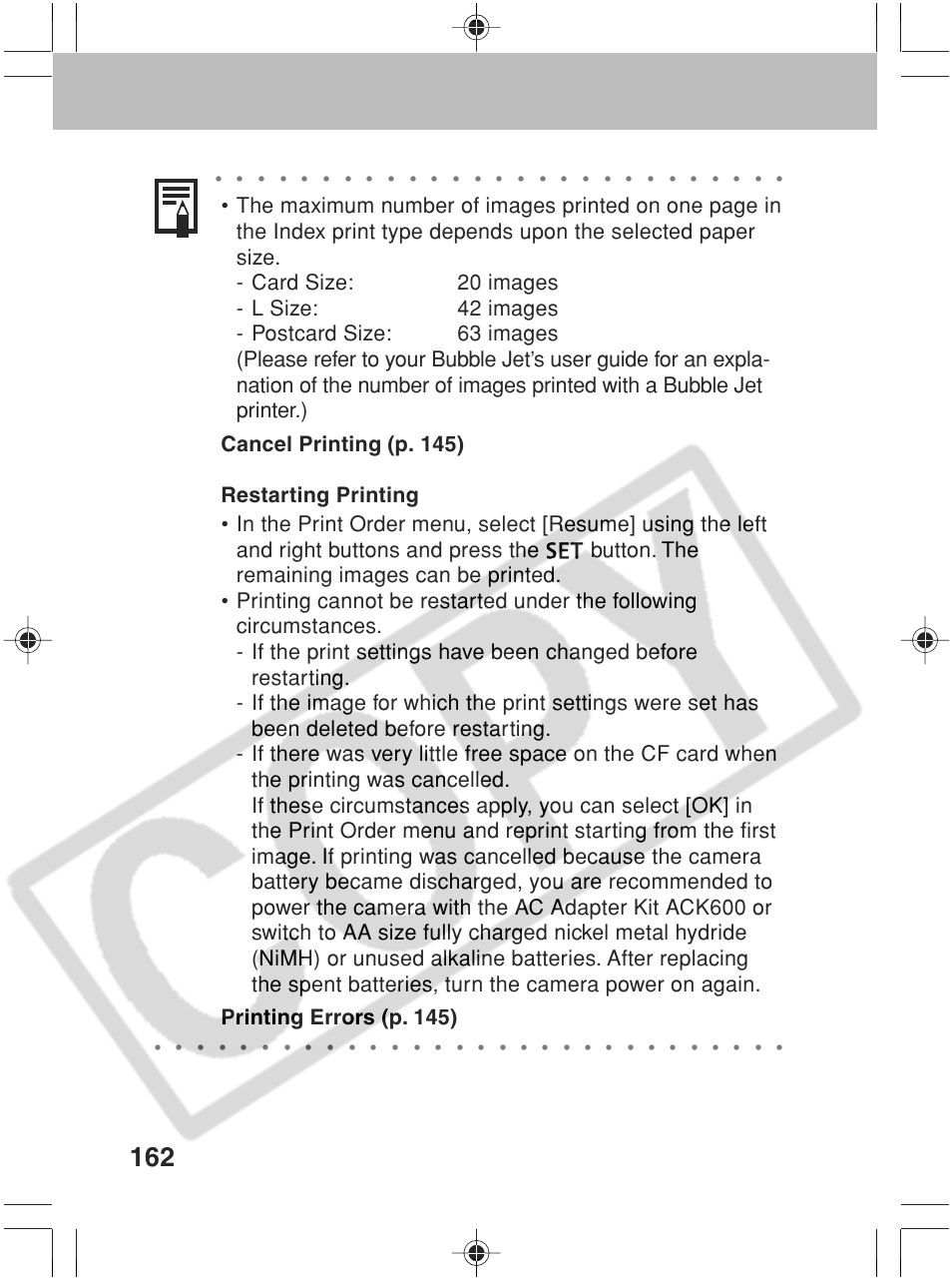 Canon SC A60 User Manual | Page 166 / 230