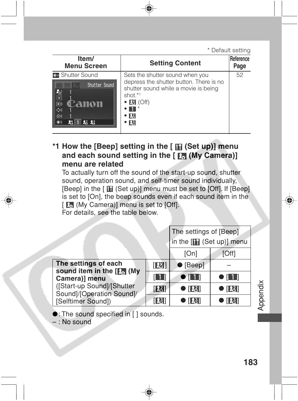 Canon SC A60 User Manual | Page 187 / 230