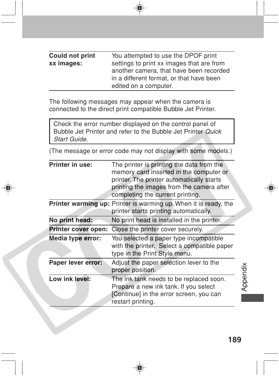 Canon SC A60 User Manual | Page 193 / 230