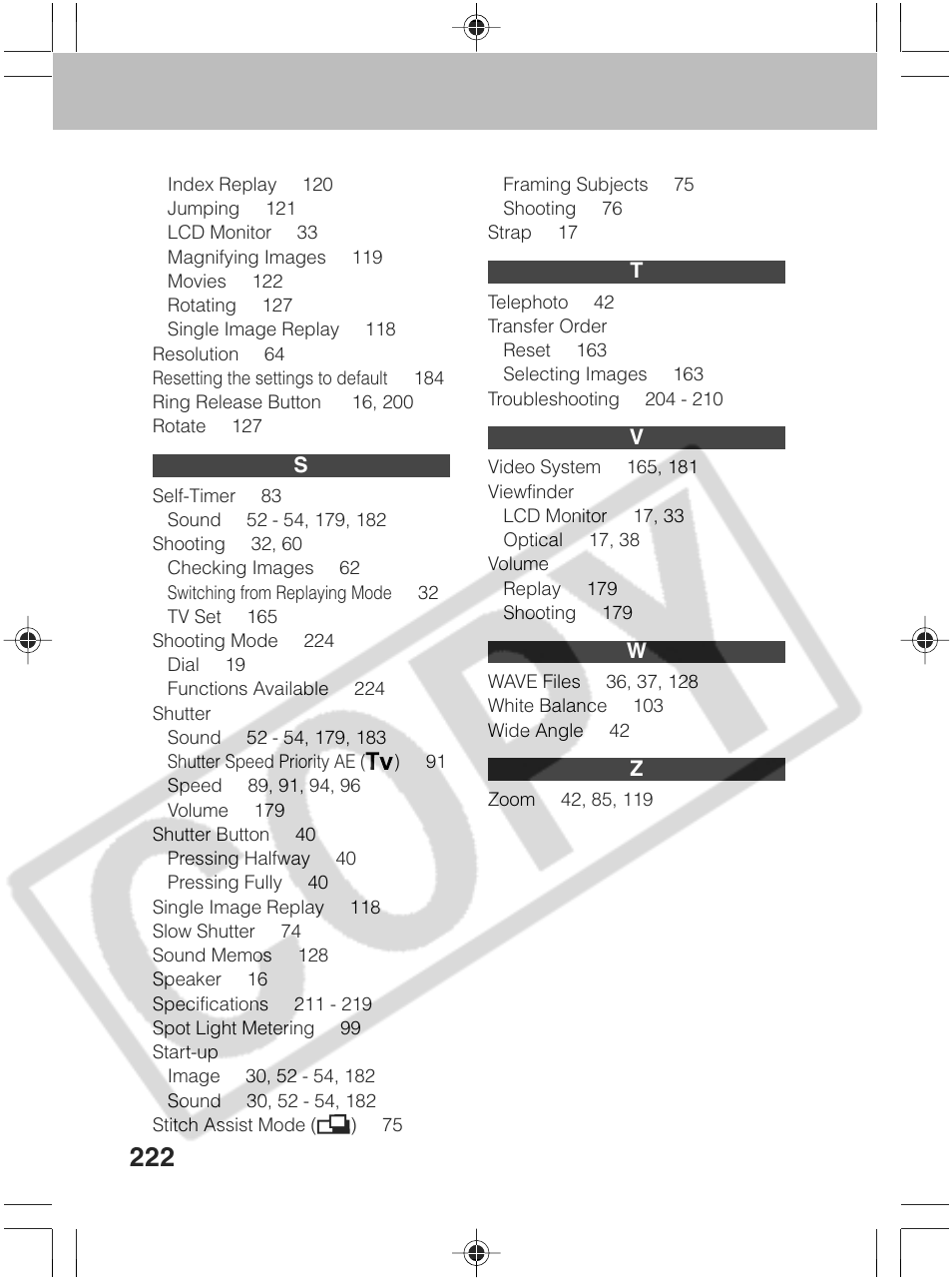 Canon SC A60 User Manual | Page 226 / 230