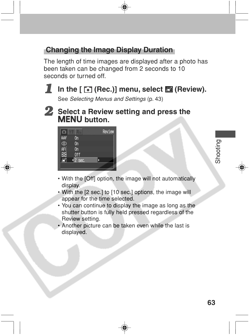 Canon SC A60 User Manual | Page 67 / 230