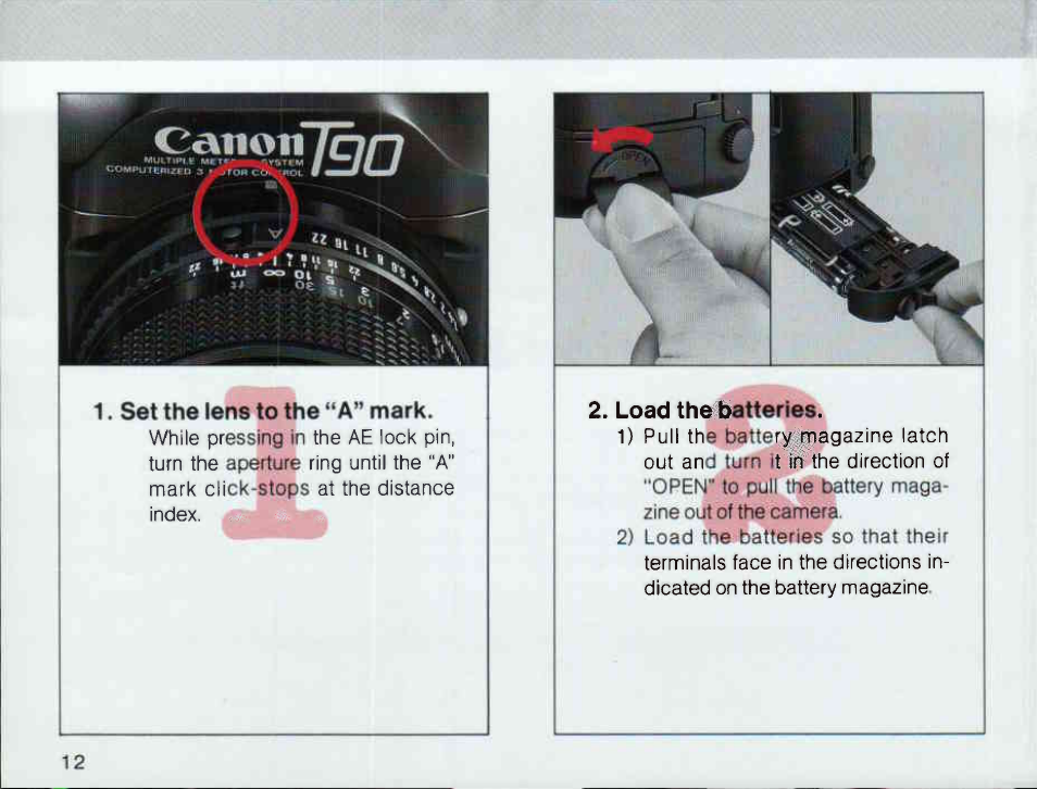 Versatile metering modes | Canon T 90 User Manual | Page 14 / 218