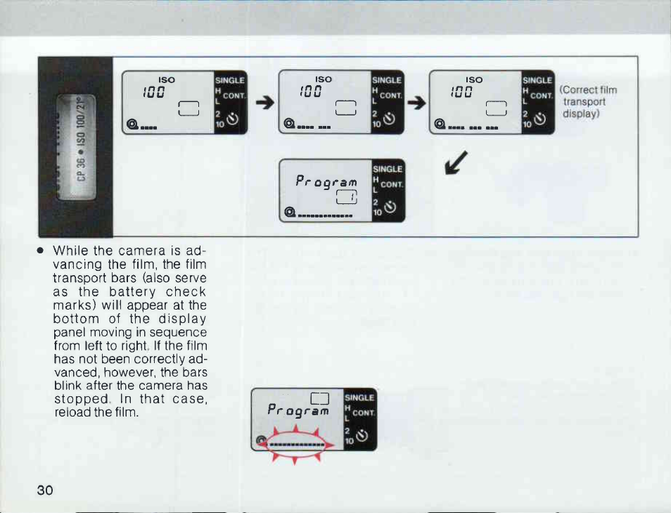 The camera rewinds the film automatically.ji | Canon T 90 User Manual | Page 32 / 218