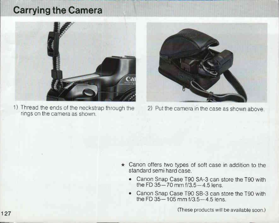 Nomenclature | Canon T 90 User Manual | Page 6 / 218