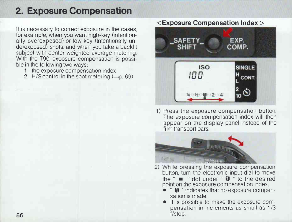 L f a iso | Canon T 90 User Manual | Page 88 / 218