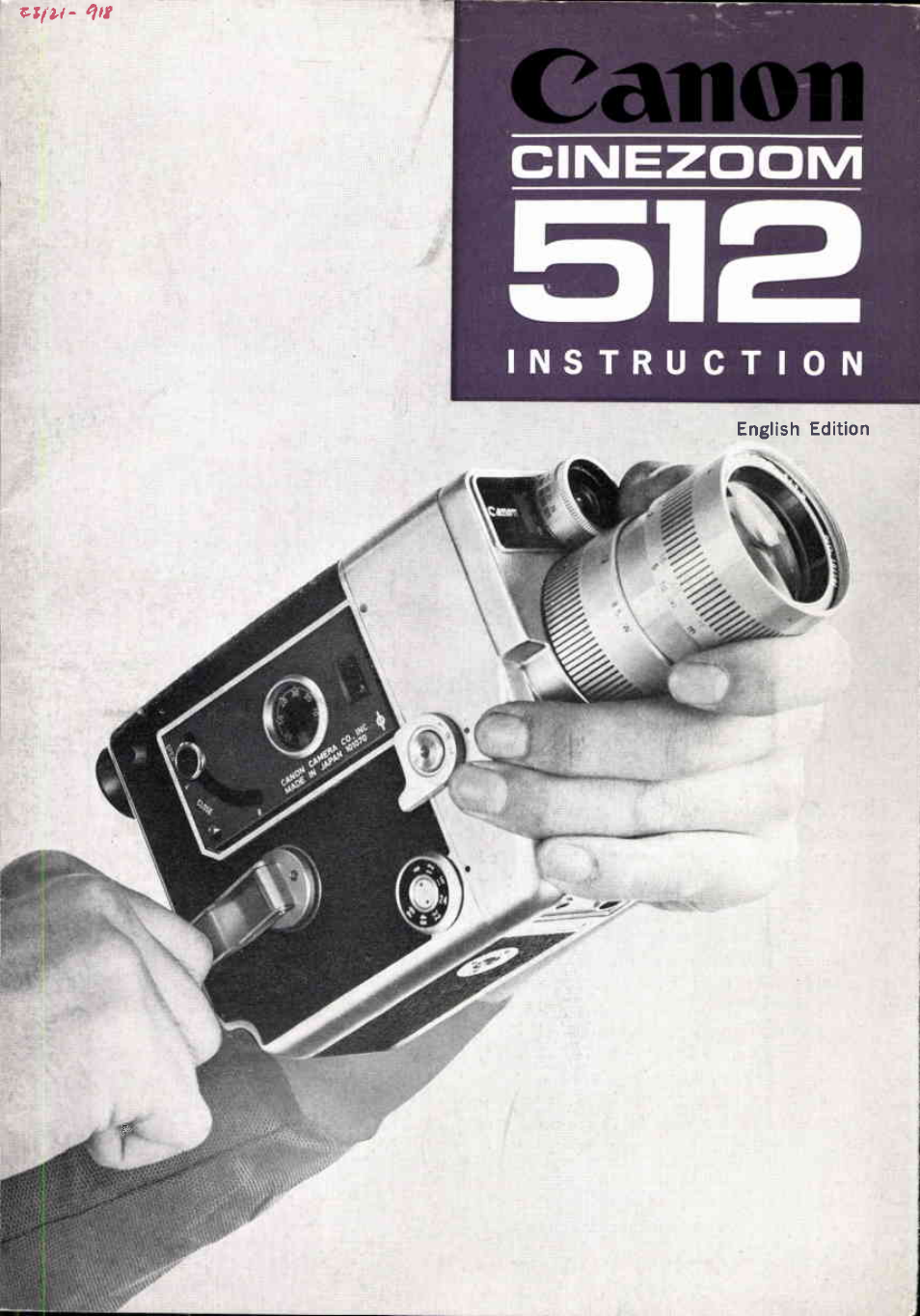 Canon CINEZOOM 512 User Manual | 48 pages