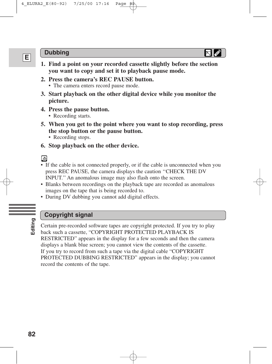 Canon Elura 2 MC User Manual | Page 82 / 147