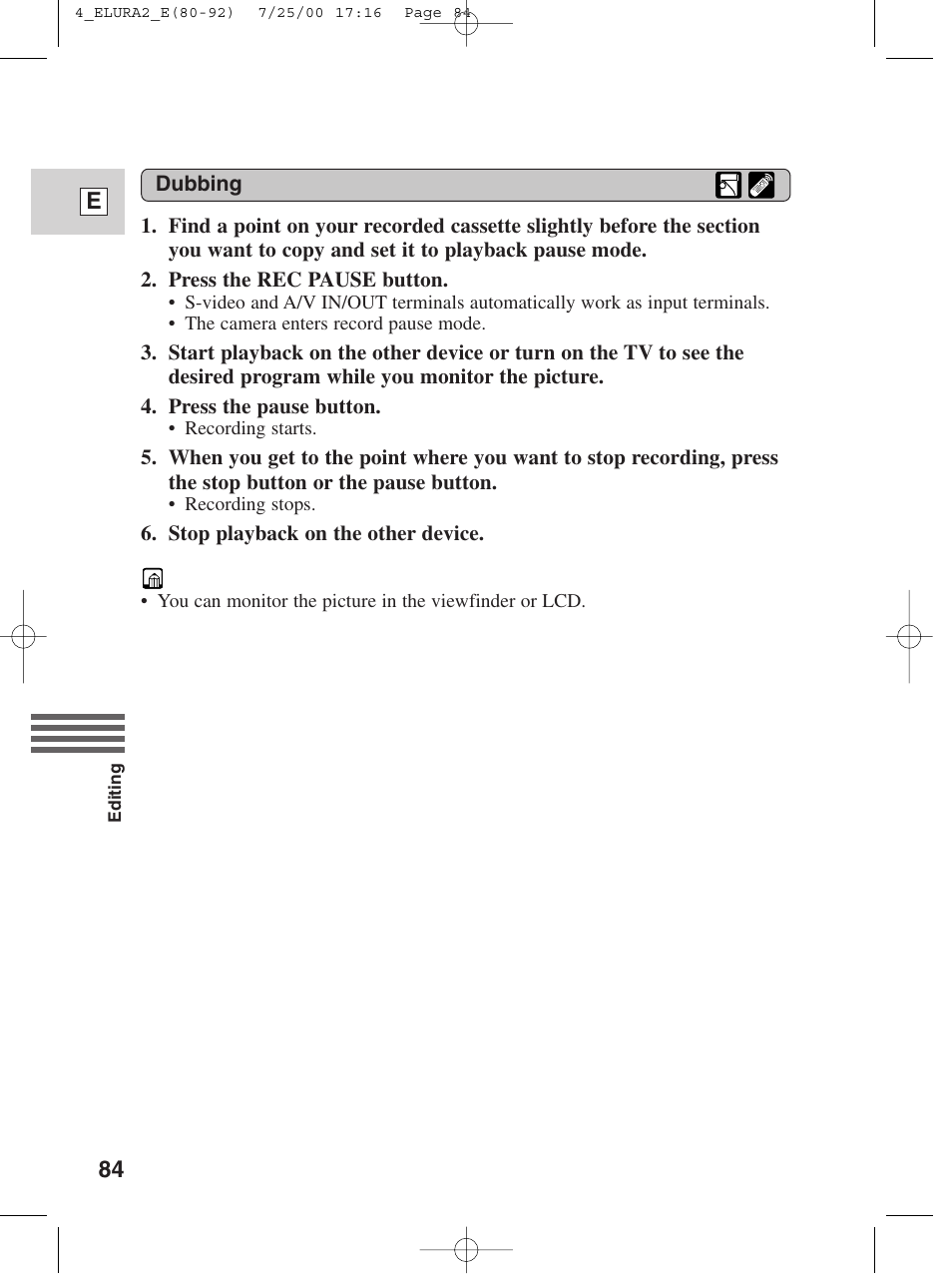 Canon Elura 2 MC User Manual | Page 84 / 147