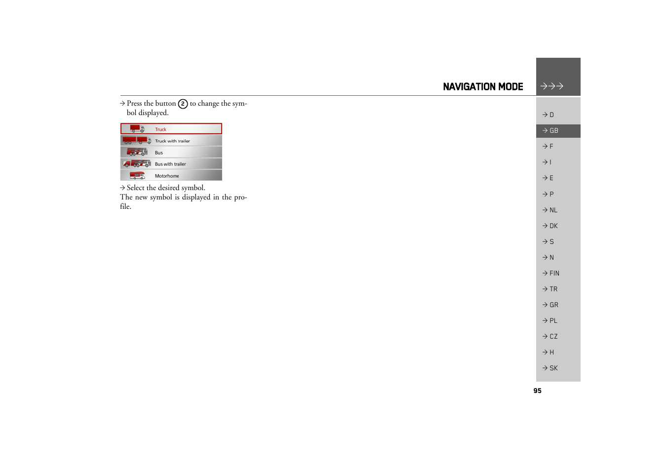 Navigation mode | Becker TRAFFIC ASSIST PRO Z302 User Manual | Page 95 / 138