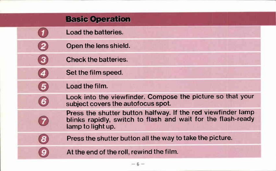Canon AF35MII User Manual | Page 6 / 41
