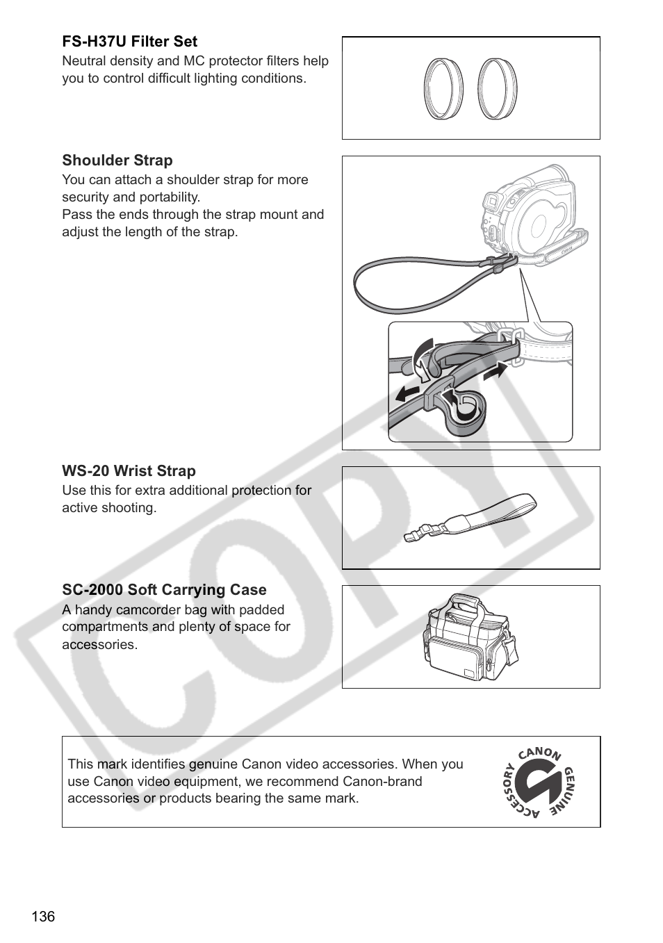 Canon DC 40 User Manual | Page 136 / 144