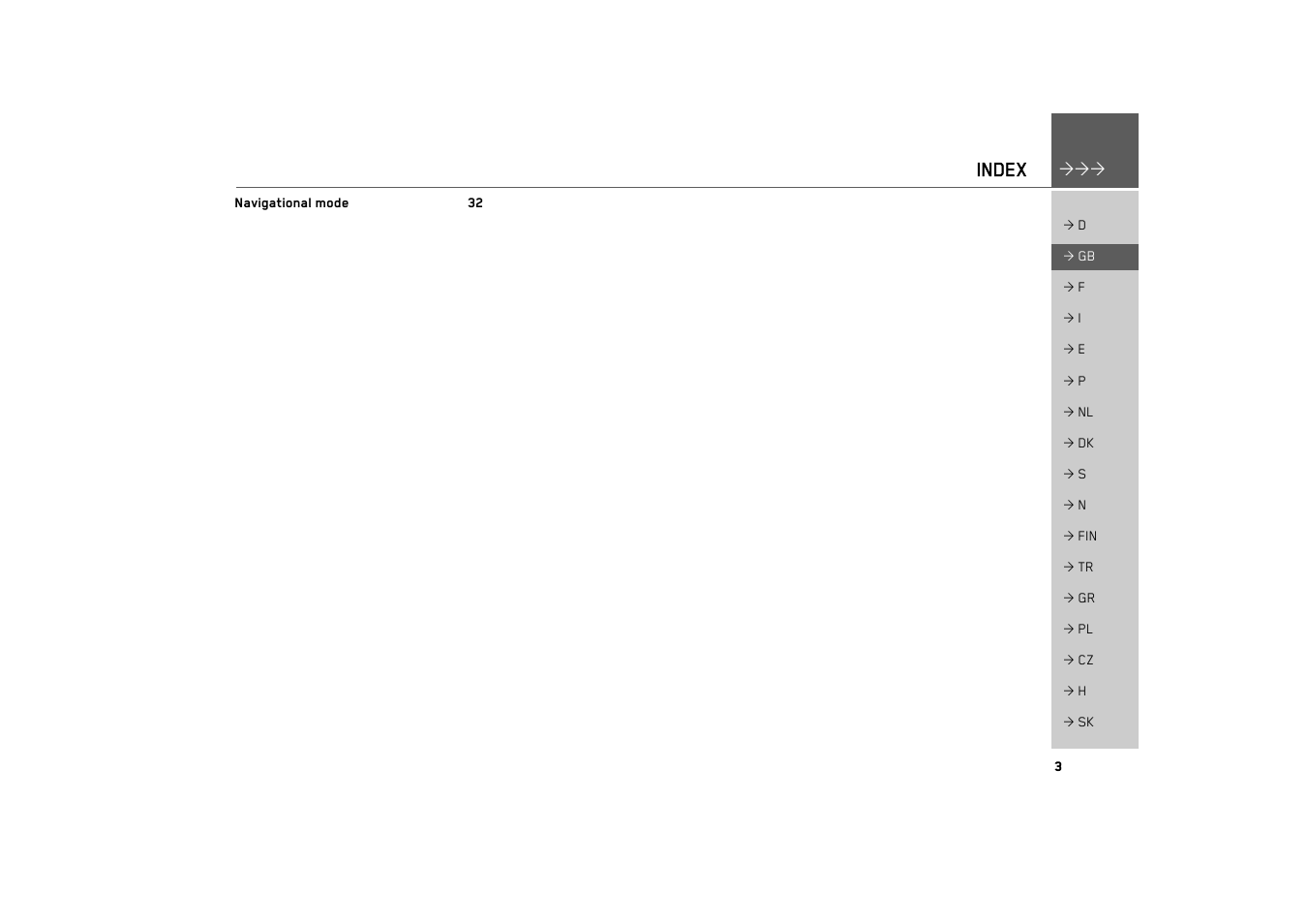 Index | Becker TRAFFIC ASSIST 7926 User Manual | Page 3 / 92