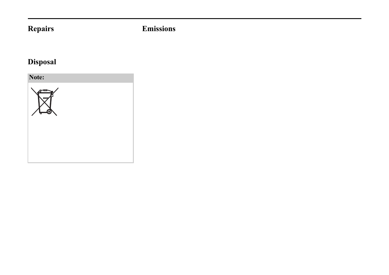 Repairs, Disposal, Emissions | Becker TRAFFIC ASSIST 7914 User Manual | Page 11 / 74
