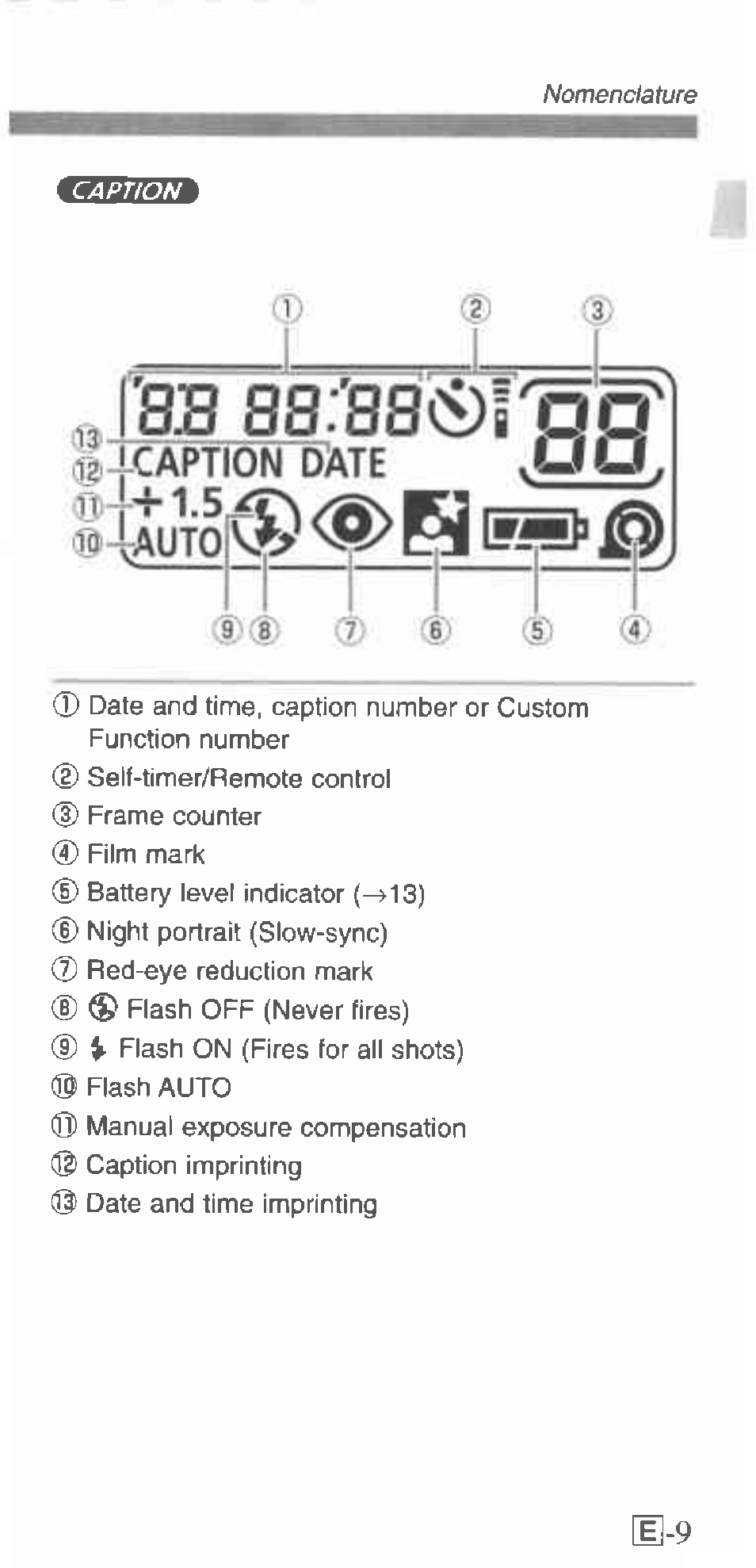 Jm88?bs0mo1, Iij. n, Caption date tuo, -autoivi 1.7) | Canon 130U User Manual | Page 9 / 39