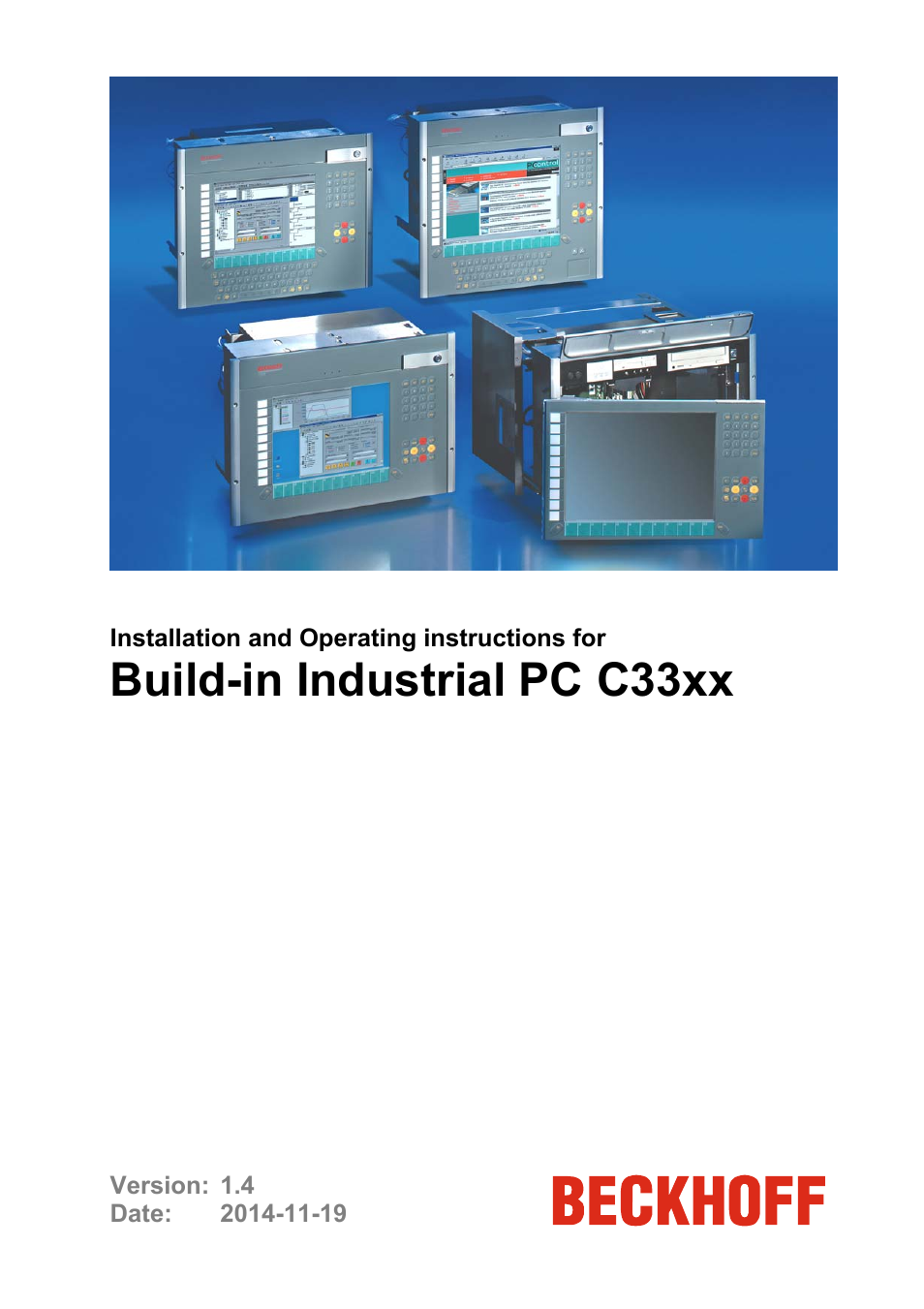 BECKHOFF C33xx User Manual | 29 pages