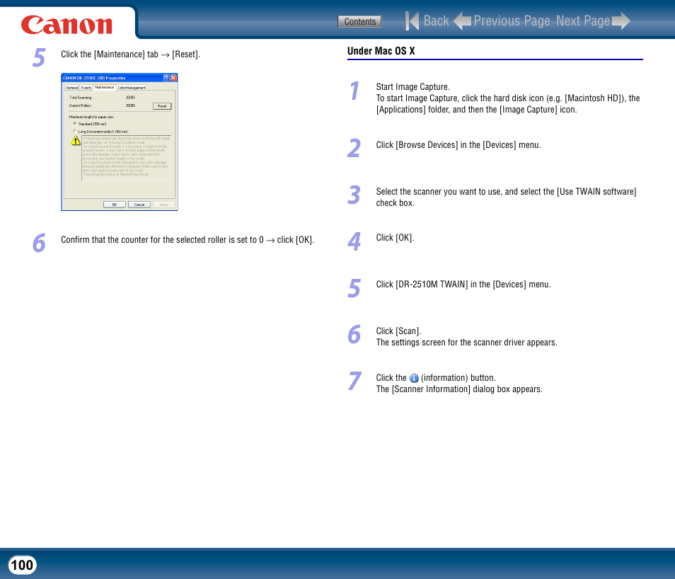 Canon DR-2510M User Manual | Page 100 / 118