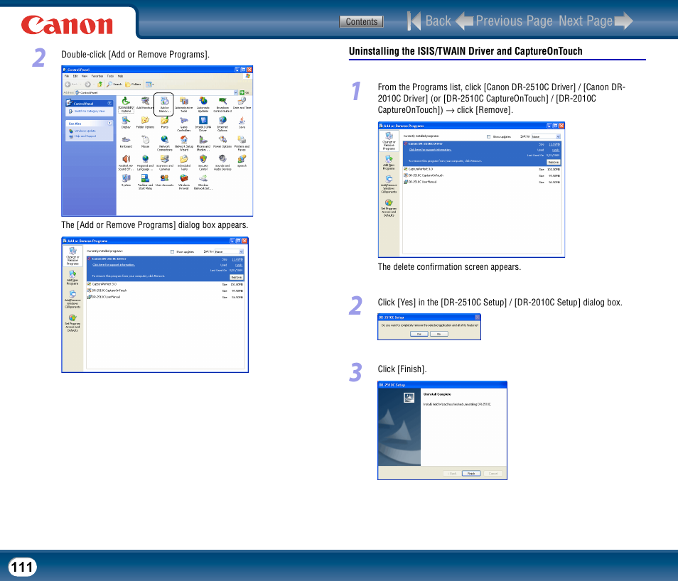 Canon DR-2510M User Manual | Page 111 / 118