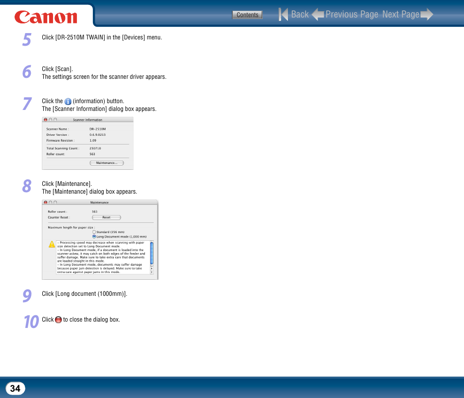 Canon DR-2510M User Manual | Page 34 / 118