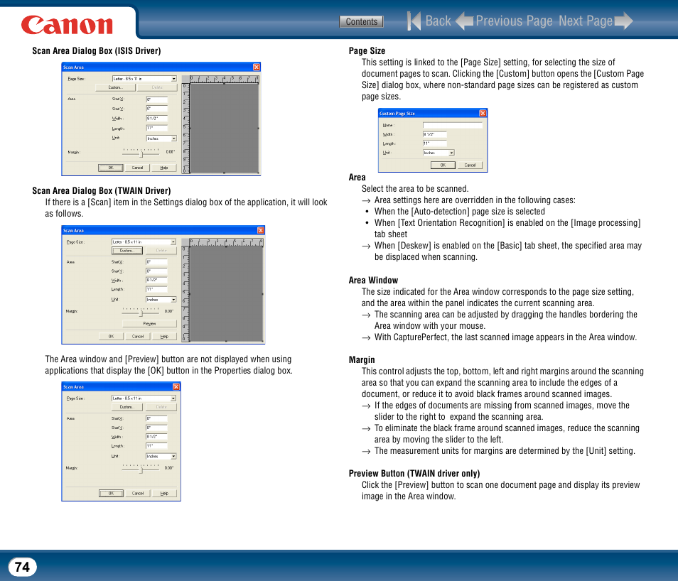 Back previous page next page | Canon DR-2510M User Manual | Page 74 / 118