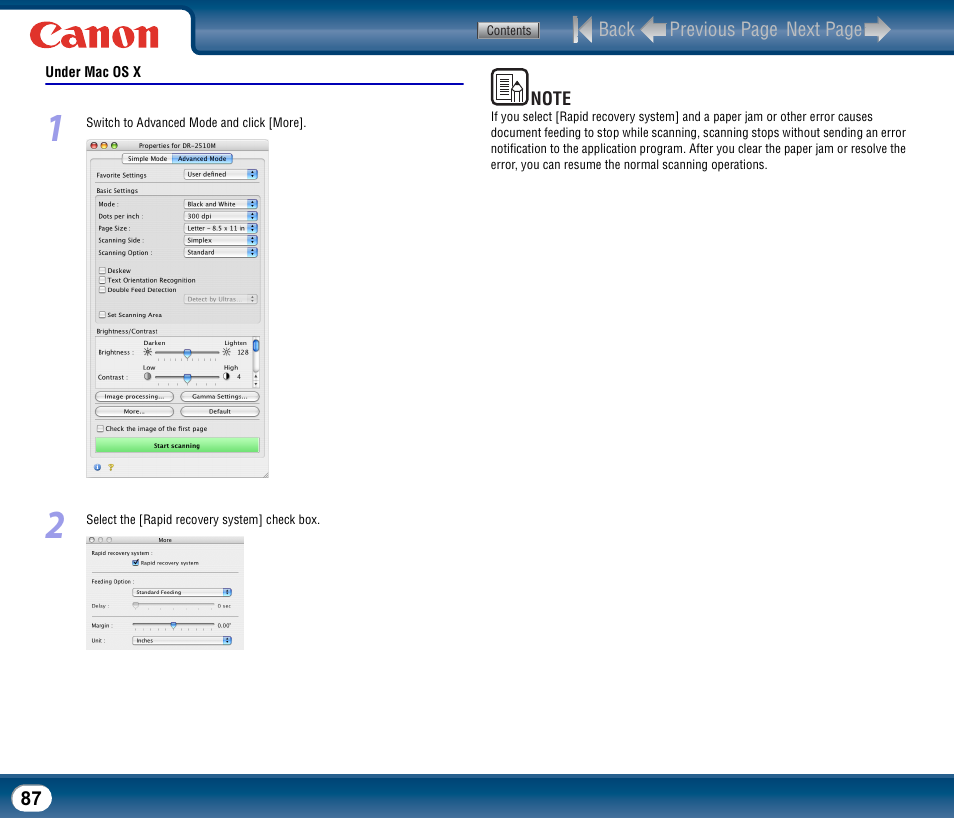 Canon DR-2510M User Manual | Page 87 / 118