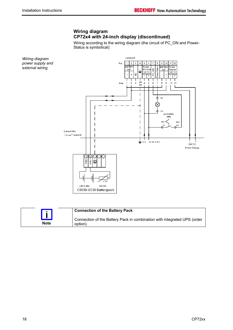 BECKHOFF CP72xx User Manual | Page 20 / 37