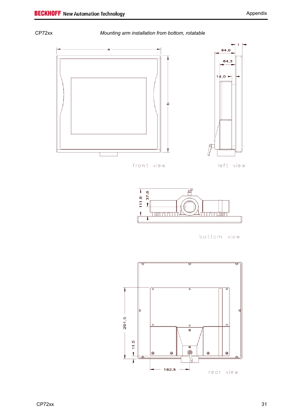 BECKHOFF CP72xx User Manual | Page 33 / 37